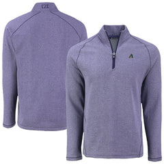 Arizona Diamondbacks Cutter & Buck Peshastin Eco Fleece Recycled Raglan Quarter-Zip Top - MLB