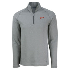 Detroit Tigers Cutter & Buck Peshastin Eco Fleece Recycled Raglan Quarter-Zip Top - MLB