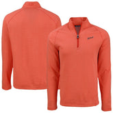 Detroit Tigers Cutter & Buck Peshastin Eco Fleece Recycled Raglan Quarter-Zip Top - MLB