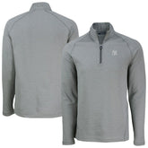 New York Yankees Cutter & Buck Peshastin Eco Fleece Recycled Raglan Quarter-Zip Top - MLB