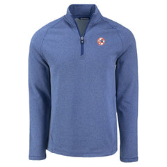 New York Yankees Cutter & Buck Peshastin Eco Fleece Recycled Raglan Quarter-Zip Top - MLB