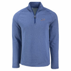 New York Mets Cutter & Buck Peshastin Eco Fleece Recycled Raglan Quarter-Zip Top - MLB