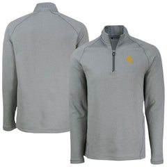 San Diego Padres Cutter & Buck Peshastin Eco Fleece Recycled Raglan Quarter-Zip Top - MLB