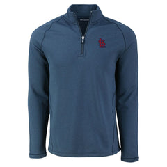 St. Louis Cardinals Cutter & Buck Peshastin Eco Fleece Recycled Raglan Quarter-Zip Top - MLB