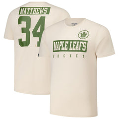 Auston Matthews Toronto Maple Leafs Levelwear 2024 NHL Military Appreciation Richmond Delta Player Name & Number T-Shirt - Khaki - NHL