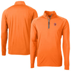 Tampa Bay Buccaneers Cutter & Buck Adapt Eco DryTec Raglan Quarter-Zip Jacket Orange | NFL