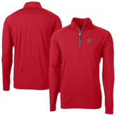 Atlanta Falcons Cutter & Buck Adapt Eco DryTec Raglan Quarter-Zip Jacket Red | NFL