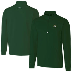 Green Bay Packers Cutter & Buck Traverse Stretch Quarter-Zip Top Hunter Green | NFL
