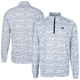 New England Patriots Cutter & Buck Traverse Camo Print Stretch Quarter-Zip Top Charcoal | NFL
