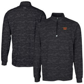 Washington Commanders Cutter & Buck Traverse Camo Print Stretch Quarter-Zip Top Black | NFL