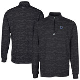 Indianapolis Colts Cutter & Buck Traverse Camo Print Stretch Quarter-Zip Top Black | NFL