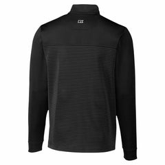 Detroit Lions Cutter & Buck Traverse Stripe Stretch DryTec Quarter-Zip Top Black | NFL