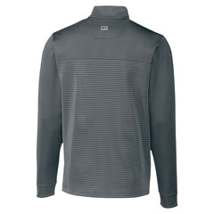 Minnesota Vikings Cutter & Buck Traverse Stripe Stretch DryTec Quarter-Zip Top Gray | NFL