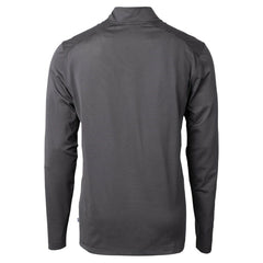 Baltimore Ravens Cutter & Buck Virtue Eco Pique Micro Stripe Quarter-Zip Jacket Black | NFL