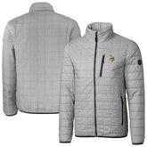 Minnesota Vikings Cutter & Buck Big & Tall Rainier PrimaLoft Eco Insulated Full-Zip Hoodie Puffer Jacket Gray | NFL