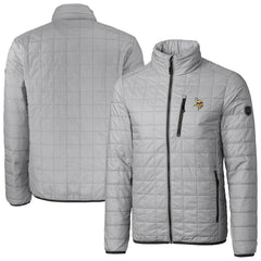 Minnesota Vikings Cutter & Buck Big & Tall Rainier PrimaLoft Eco Insulated Full-Zip Hoodie Puffer Jacket Gray | NFL