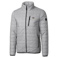 Baltimore Ravens Cutter & Buck Big & Tall Rainier PrimaLoft Eco Insulated Full-Zip Hoodie Puffer Jacket Gray | NFL