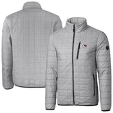 Kansas City Chiefs Cutter & Buck Big & Tall Rainier PrimaLoft Eco Insulated Full-Zip Hoodie Puffer Jacket Gray | NFL