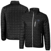 Indianapolis Colts Cutter & Buck Big & Tall Rainier PrimaLoft Eco Insulated Full-Zip Hoodie Puffer Jacket Black | NFL