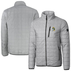 Green Bay Packers Cutter & Buck Big & Tall Rainier PrimaLoft Eco Insulated Full-Zip Puffer Jacket Gray | NFL