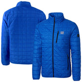 New York Giants Cutter & Buck Big & Tall Rainier PrimaLoft Eco Insulated Full-Zip Puffer Jacket Royal | NFL