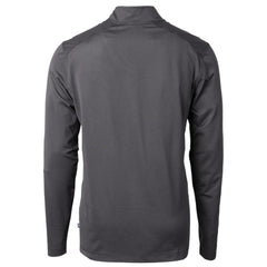 Minnesota Vikings Cutter & Buck Big & Tall Virtue Eco Pique Micro Stripe Tri-Blend Quarter-Zip Jacket Black | NFL