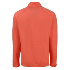 Denver Broncos Cutter & Buck Peshastin Eco Fleece Tri-Blend Raglan Recycled Quarter-Zip Jacket Heather Orange | NFL