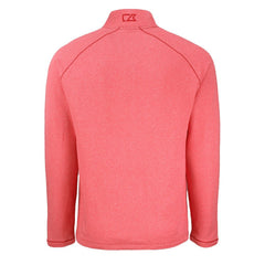Kansas City Chiefs Cutter & Buck Peshastin Eco Fleece Tri-Blend Raglan Recycled Quarter-Zip Jacket Heather Red | NFL
