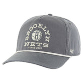 47 Brooklyn Nets Canyon Ranchero Hitch Adjustable Hat Charcoal - NBA