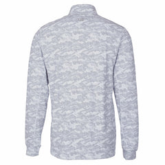 Pittsburgh Steelers Cutter & Buck Big & Tall Traverse Eco Camo Tri-Blend DryTec Quarter-Zip Jacket Charcoal | NFL