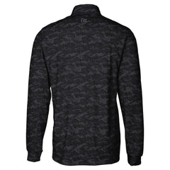 Washington Commanders Cutter & Buck Big & Tall Traverse Eco Camo Tri-Blend DryTec Quarter-Zip Jacket Black | NFL