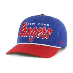 New York Rangers '47 Dropshadow Rope Hitch Adjustable Hat - Blue/Red - NHL