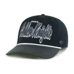 Vegas Golden Knights '47 Dropshadow Rope Hitch Adjustable Hat - Black/Charcoal - NHL