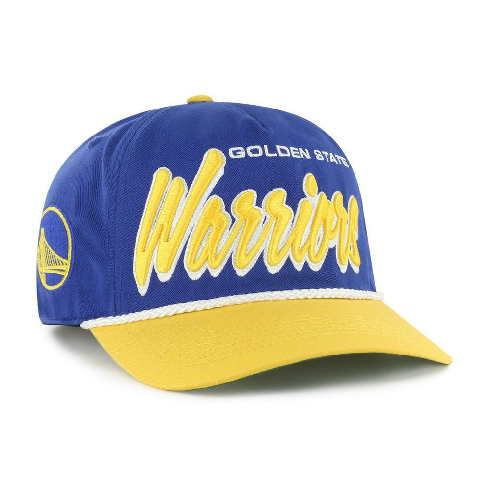 Golden State Warriors '47 Dropshadow Rope Hitch Adjustable Hat Royal/Gold - NBA