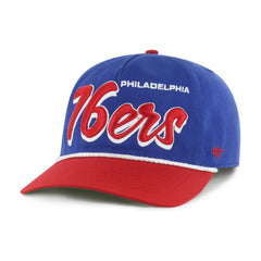 Philadelphia 76ers '47 Dropshadow Rope Hitch Adjustable Hat Royal/Red - NBA