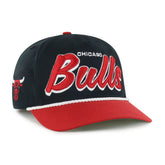 Chicago Bulls '47 Dropshadow Rope Hitch Adjustable Hat Black/Red - NBA
