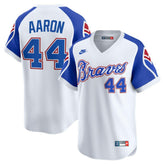 Hank Aaron Atlanta Braves Nike Throwback Cooperstown Collection Limited Jersey - MLB