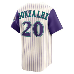 Luis Gonzalez Arizona Diamondbacks Nike Throwback Cooperstown Collection Limited Jersey - MLB
