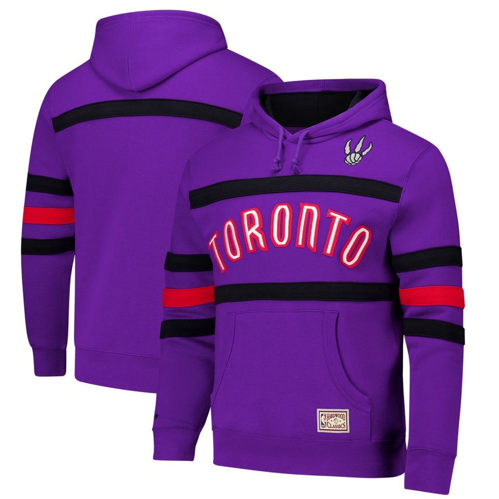 Toronto Raptors Hardwood Classics Nights Head Coach Pullover Hoodie Purple - NBA