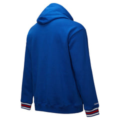 Philadelphia 76ers Chainstitch Applique Vintage Heavyweight Pullover Hoodie Royal - NBA