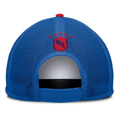New York Rangers Fanatics Decades Collection Foam Front Snapback Hat - White/Royal - NHL