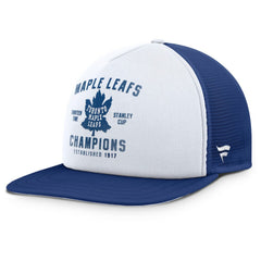 Toronto Maple Leafs Fanatics Decades Collection Foam Front Snapback Hat - White/Blue - NHL