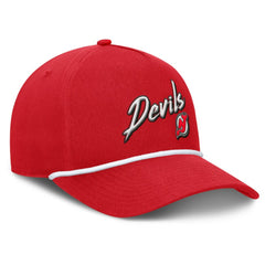 New Jersey Devils Fanatics Decades Collection A-Frame Rope Adjustable Hat - Red - NHL