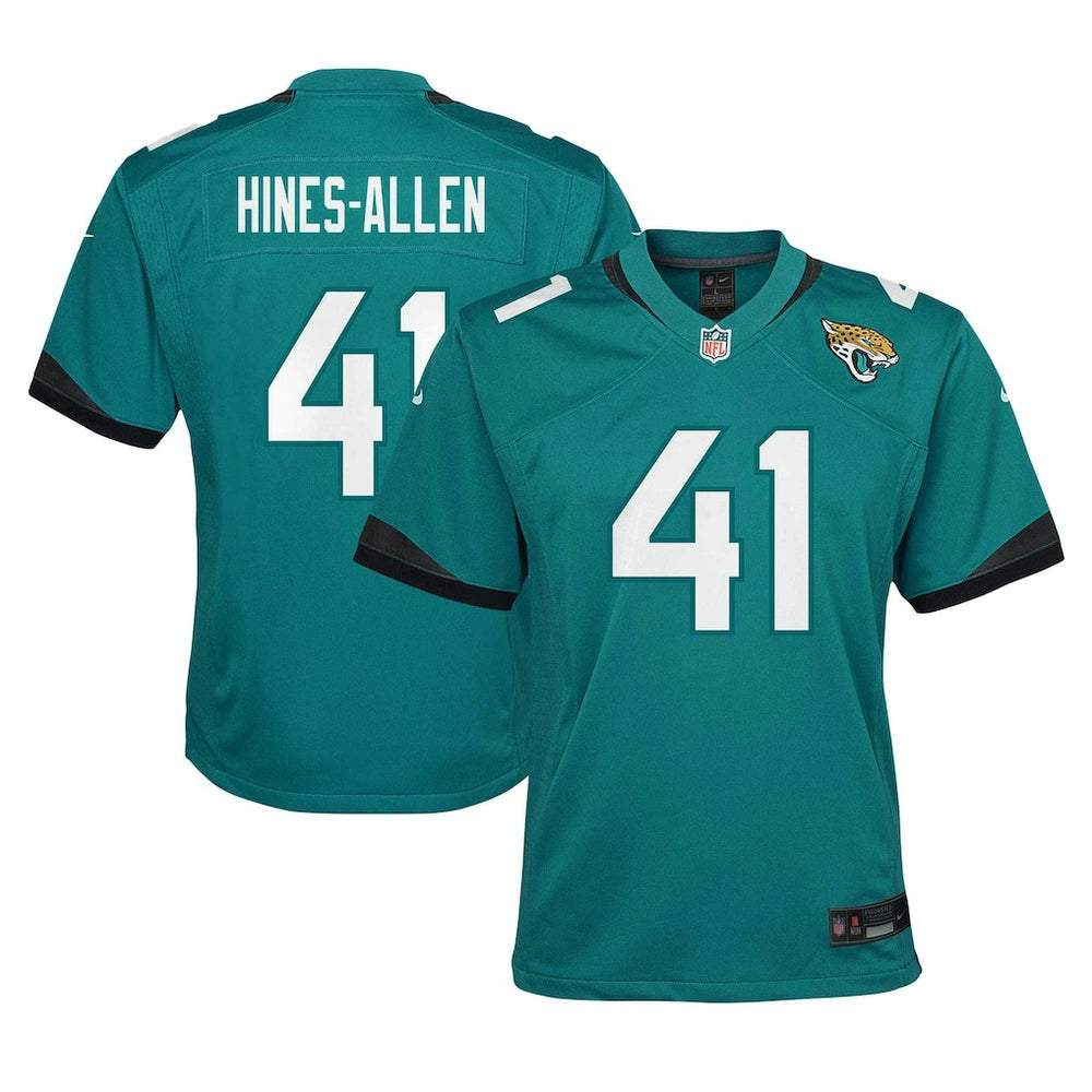 Josh Hines-Allen Jacksonville Jaguars Youth Game Jersey Teal | Nike for Sale