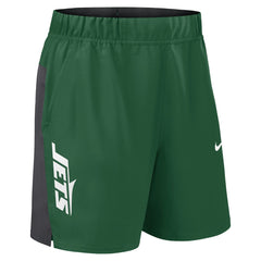 New York Jets Woven Victory Dri-FIT Shorts Green | Nike for Sale