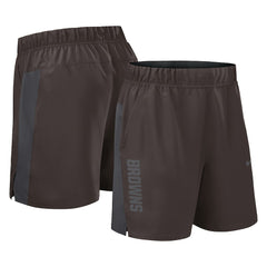 Cleveland Browns Woven Victory Dri-FIT Shorts Brown | Nike for Sale