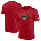 San Francisco 49ers Primetime Velocity Dri-FIT T-Shirt Scarlet | Nike for Sale