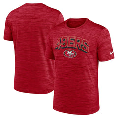 San Francisco 49ers Primetime Velocity Dri-FIT T-Shirt Scarlet | Nike for Sale