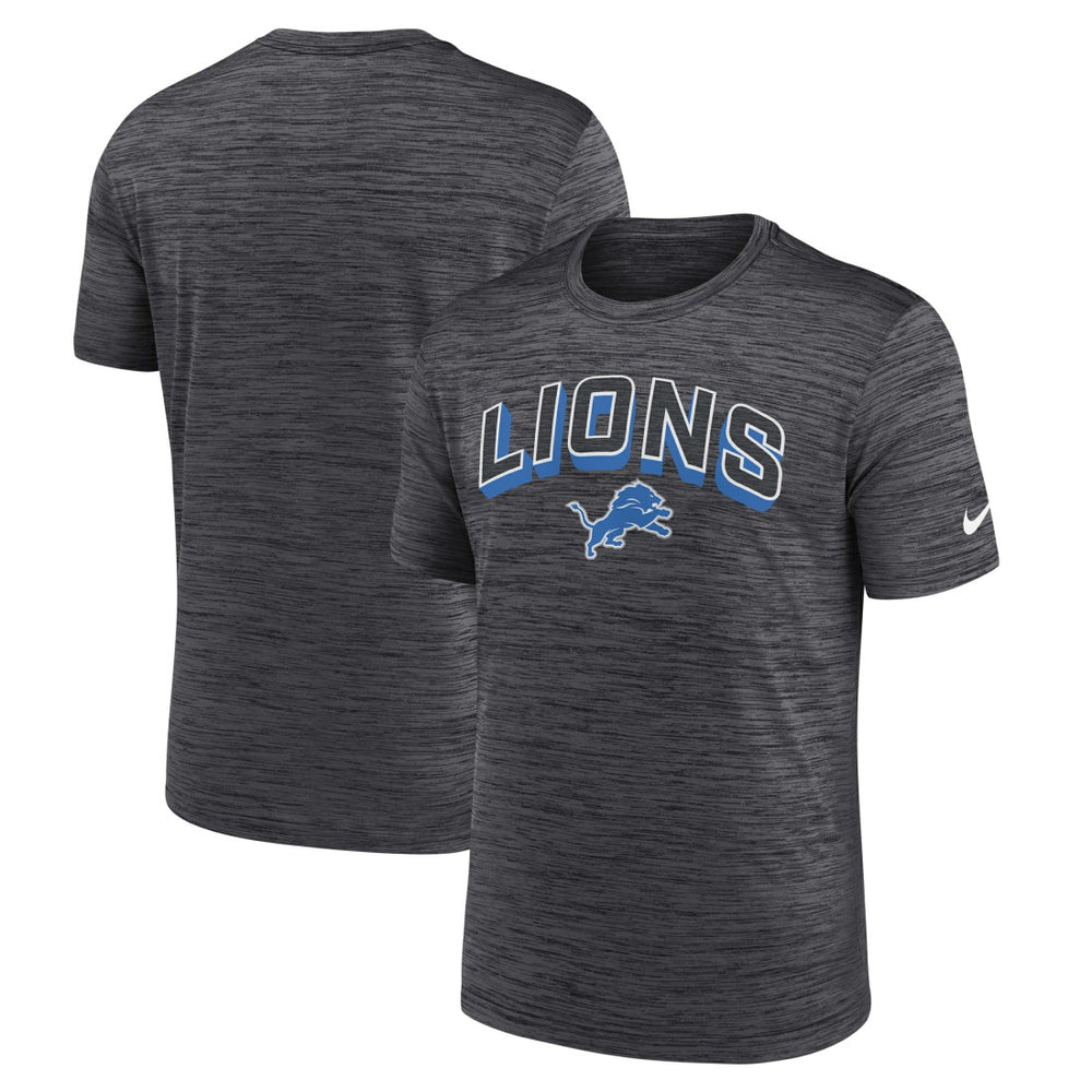 Detroit Lions Primetime Velocity Dri-FIT T-Shirt Charcoal | Nike for Sale