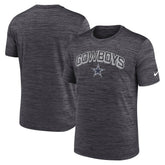 Dallas Cowboys Primetime Velocity Dri-FIT T-Shirt Charcoal | Nike for Sale